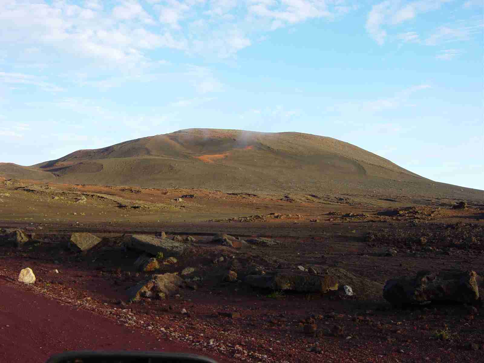Sur la route du volcan...
