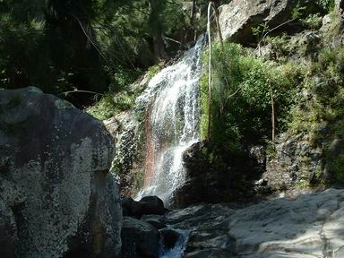 juste au dessus du canyon